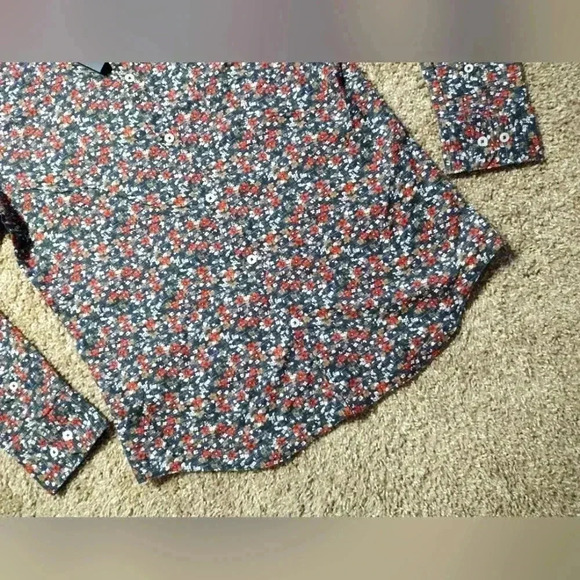 Good Man Brand Floral Long sleeve Button down shirt NWT - Picture 4 of 8